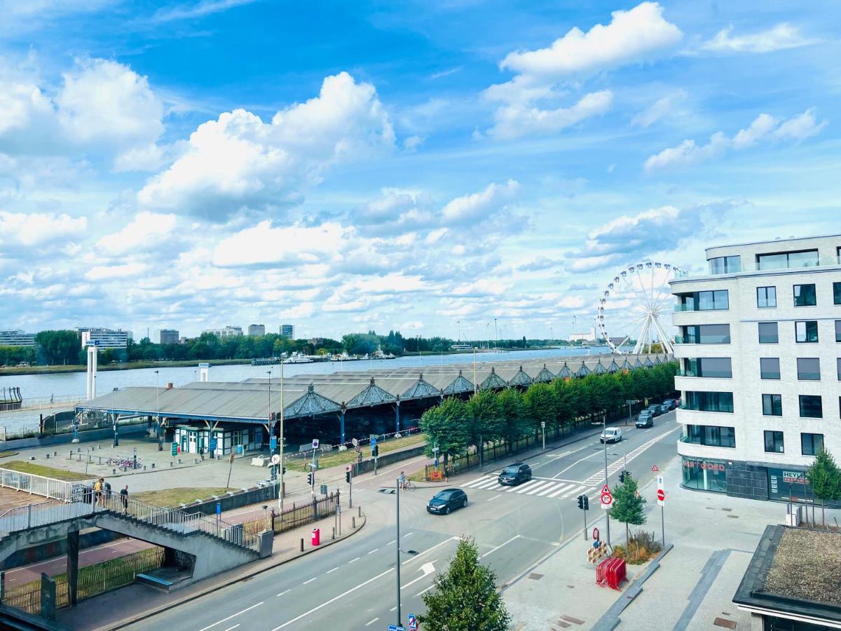 Riverview Studio In Historical Heart Of Antwerpen Bagian luar foto